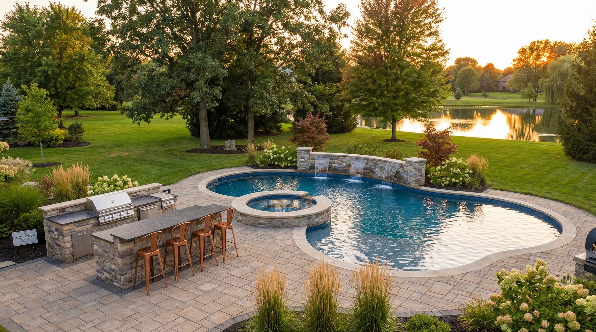 Inception Pools portfolio of custom pool projects
