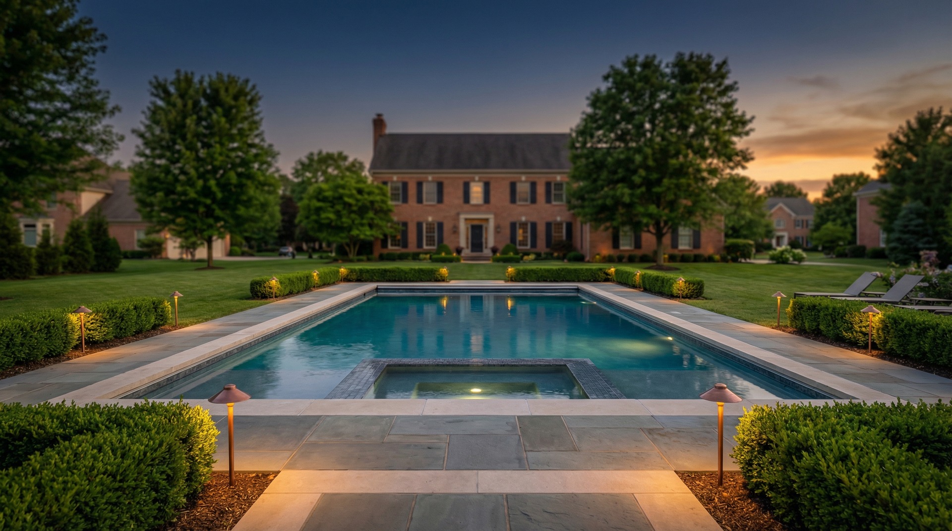 Pool installation in New Albany, Ohio