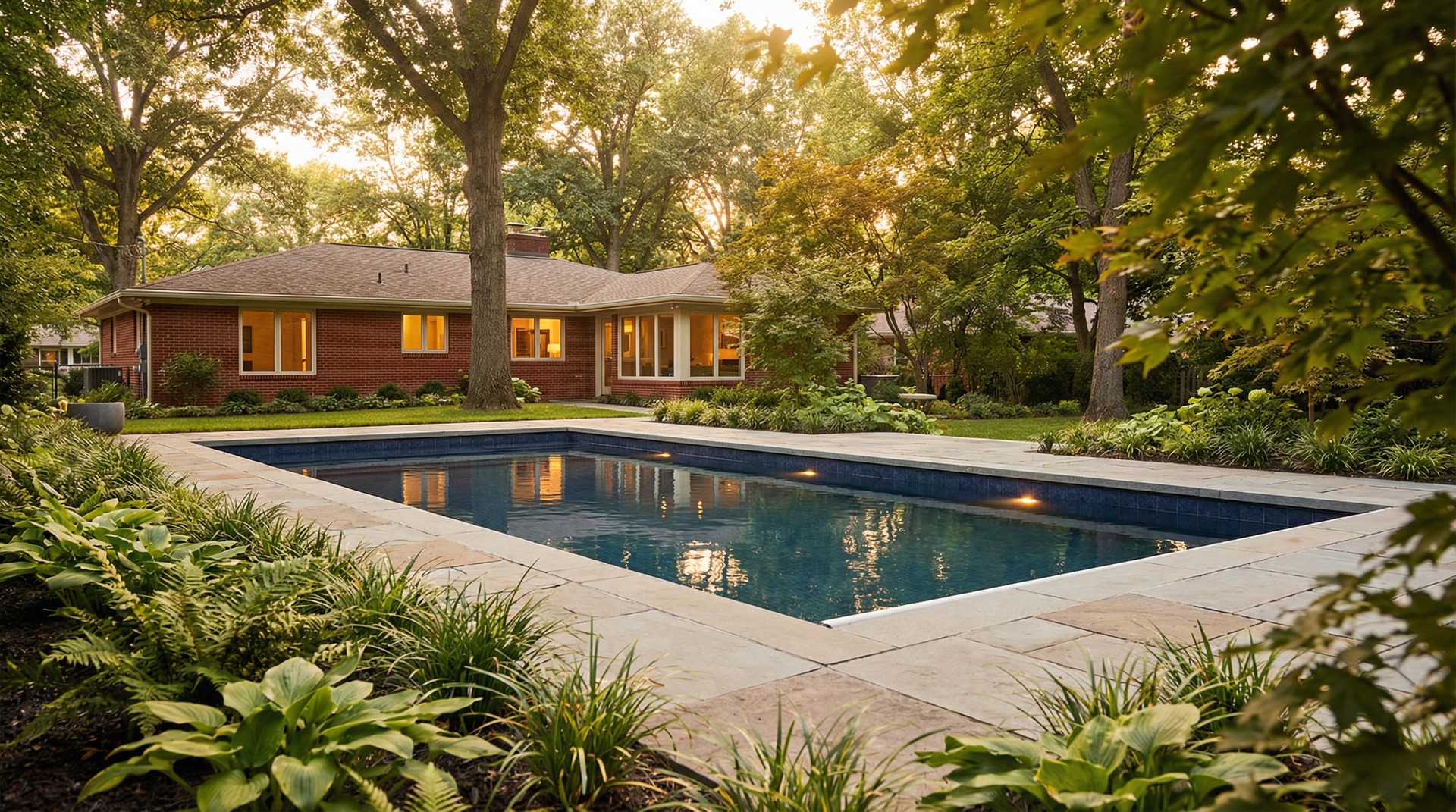 Custom pool in Upper Arlington, Ohio