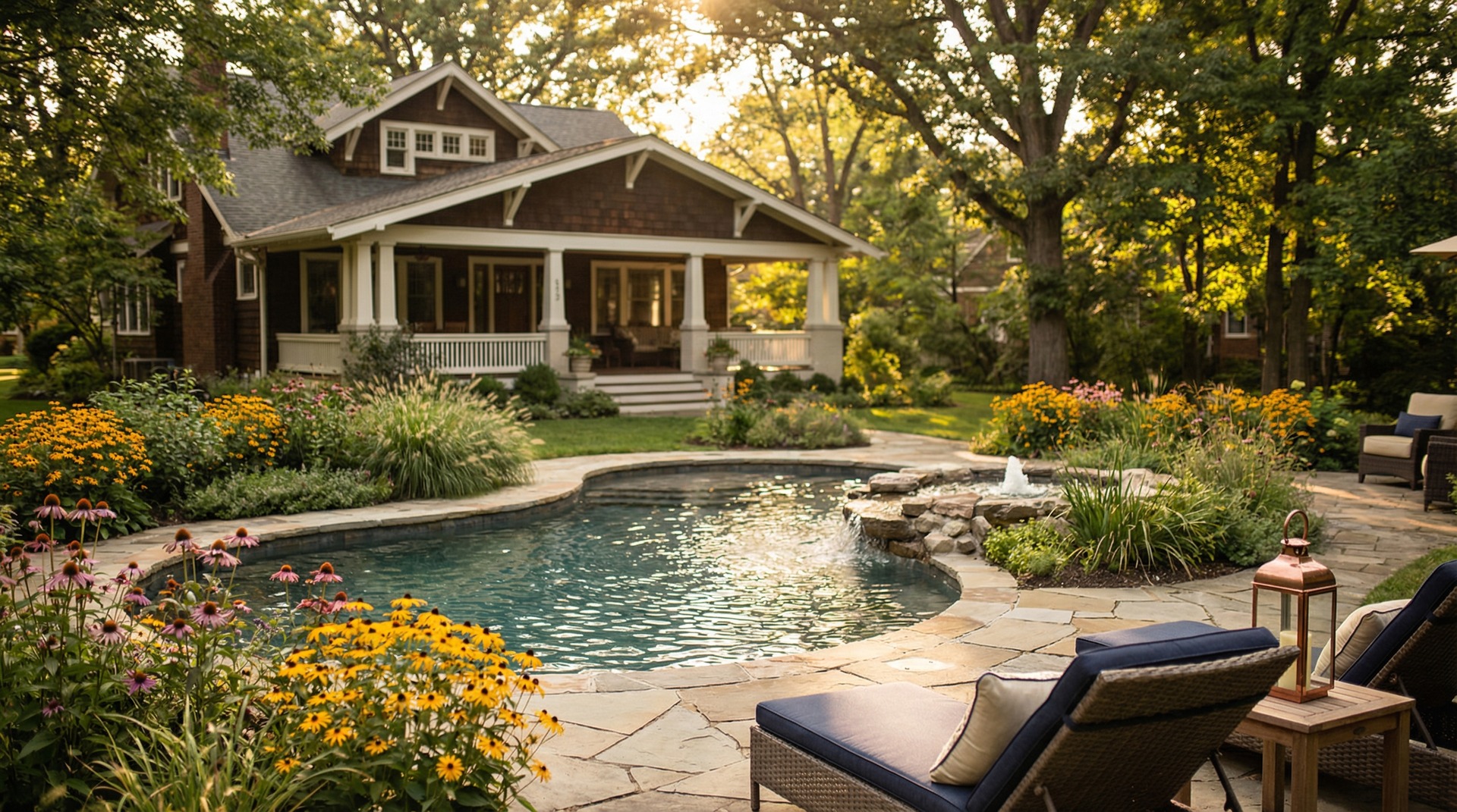 Custom pool installation in Worthington, Ohio