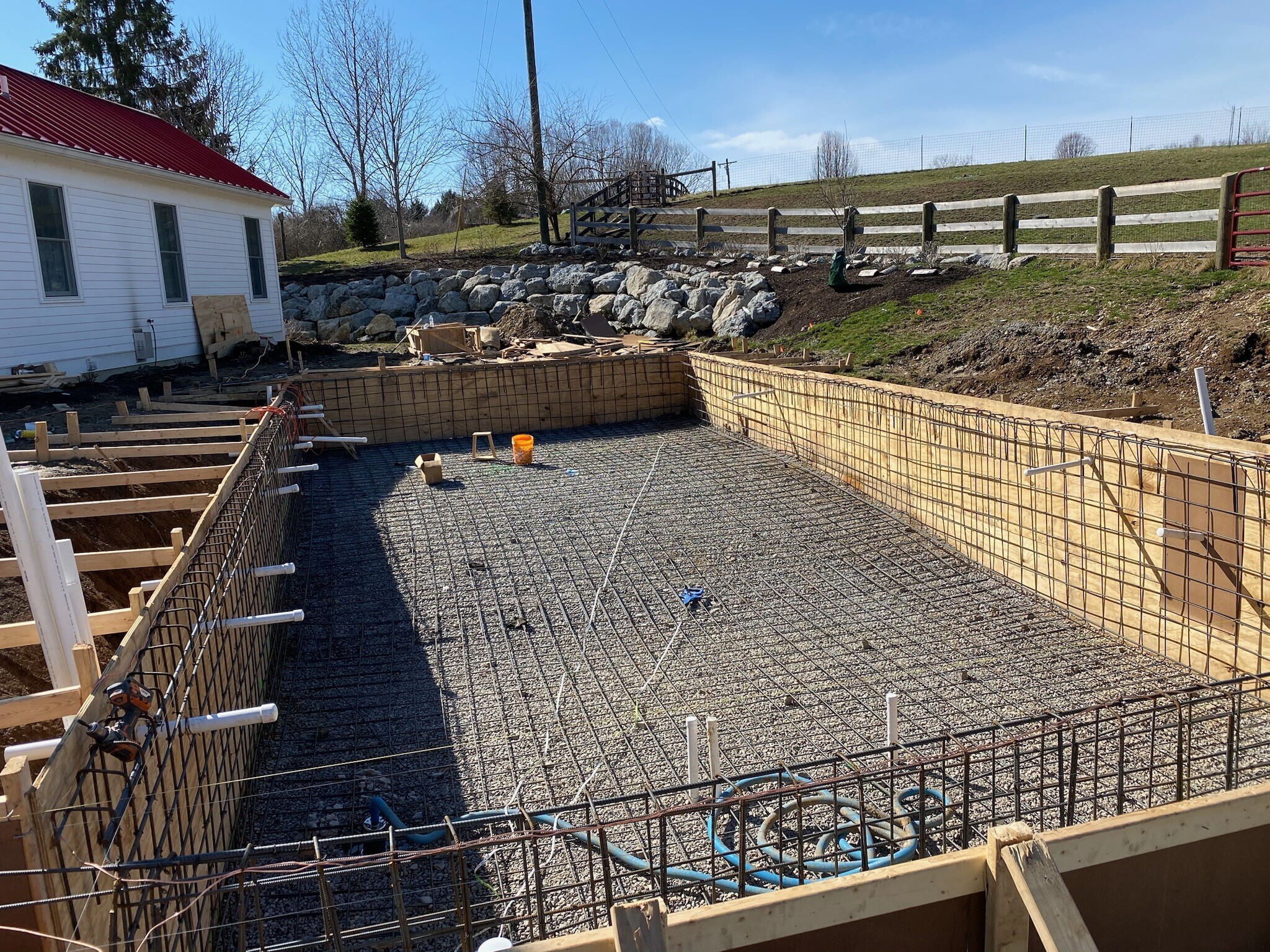 Custom pool installation