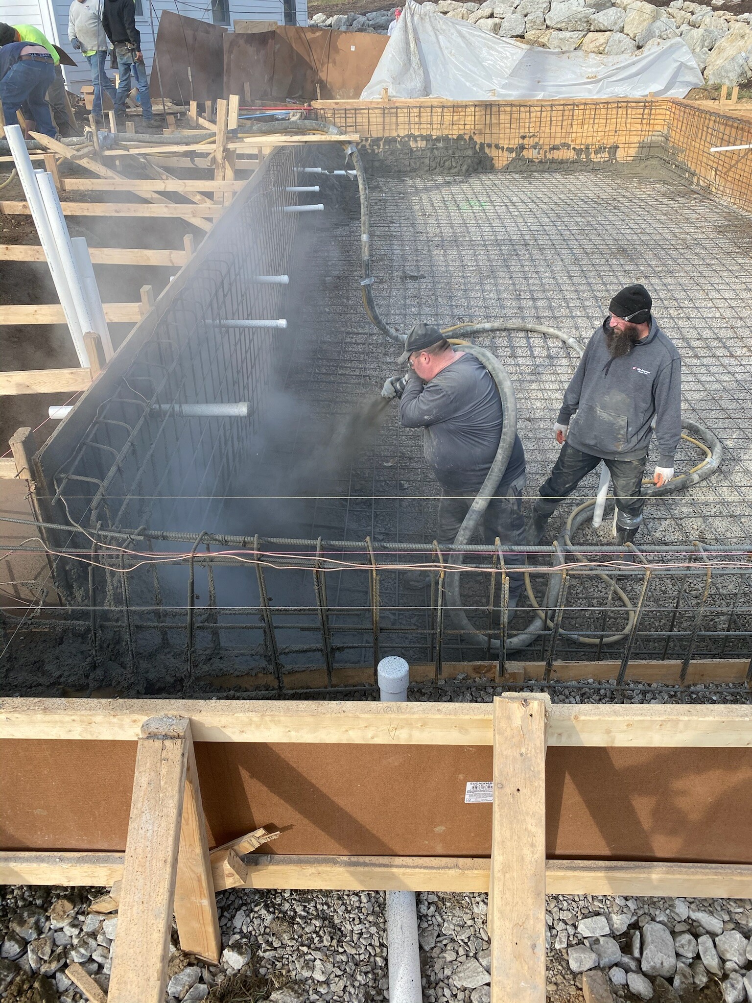 Pool and outdoor living space