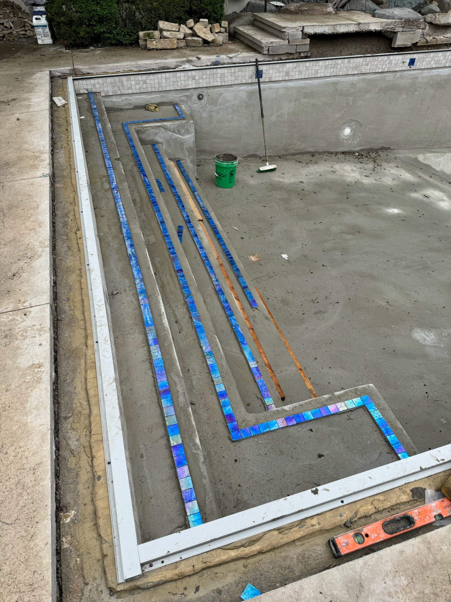 Custom pool build in Columbus area