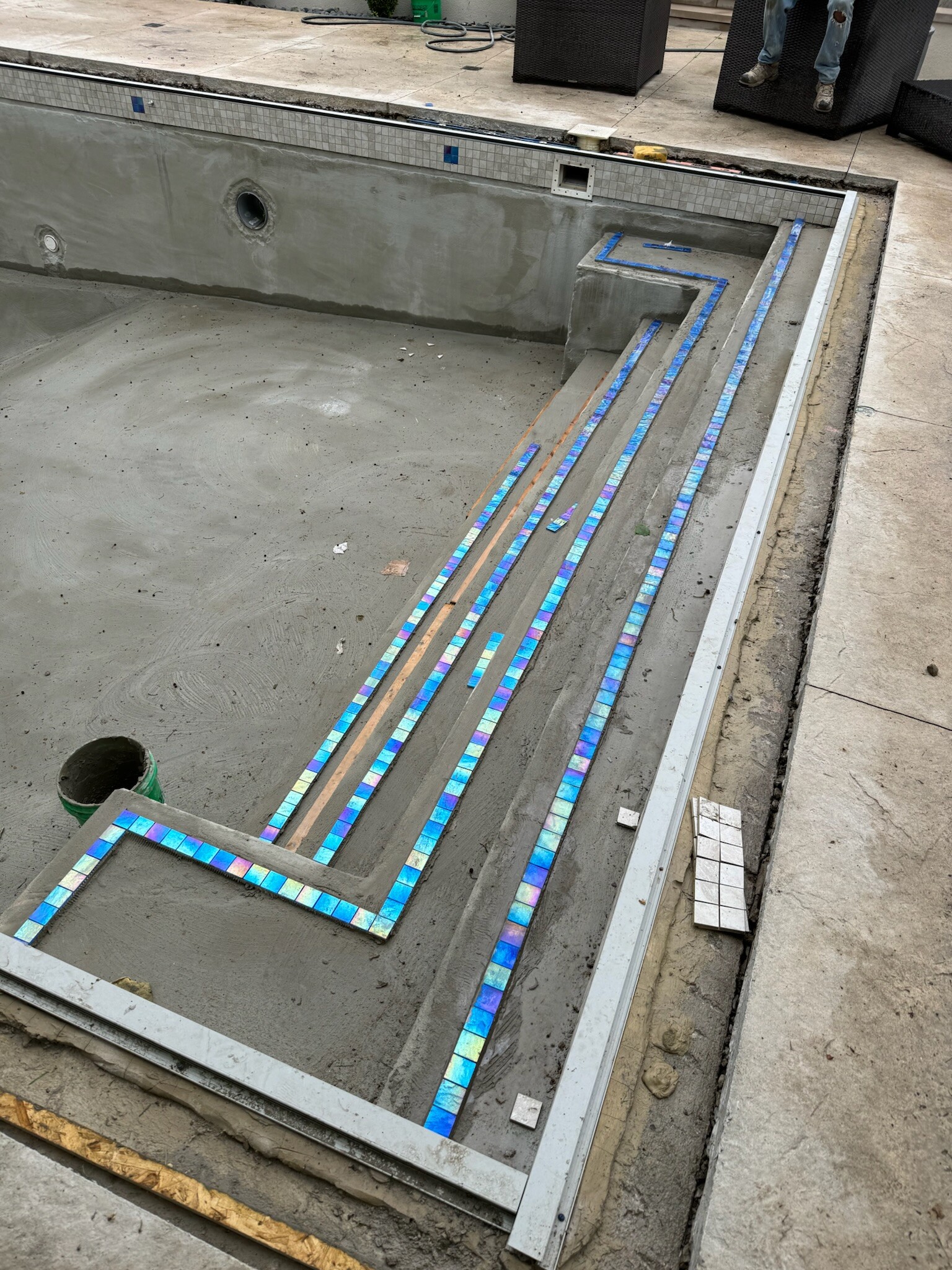 Fiberglass pool installation